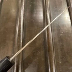 Outlet โ๏ธ Takada No Hamono 180mm Santoku - Suiboku Finish Aogami 2 Iron Clad - Pakka & Ebony - On Order ๐ฅฐ 12 Takada No Hamono 180mm Santoku - Suiboku Finish Aogami 2 Iron Clad - Pakka & Ebony - On Order