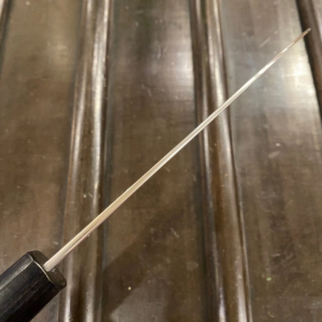 Outlet โ๏ธ Takada No Hamono 180mm Santoku - Suiboku Finish Aogami 2 Iron Clad - Pakka & Ebony - On Order ๐ฅฐ 7 Takada No Hamono 180mm Santoku - Suiboku Finish Aogami 2 Iron Clad - Pakka & Ebony - On Order