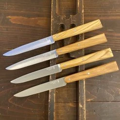 Bernal Cutlery Sales Shop 49 Opinel Set Of 4 Table Knives - Olivewood