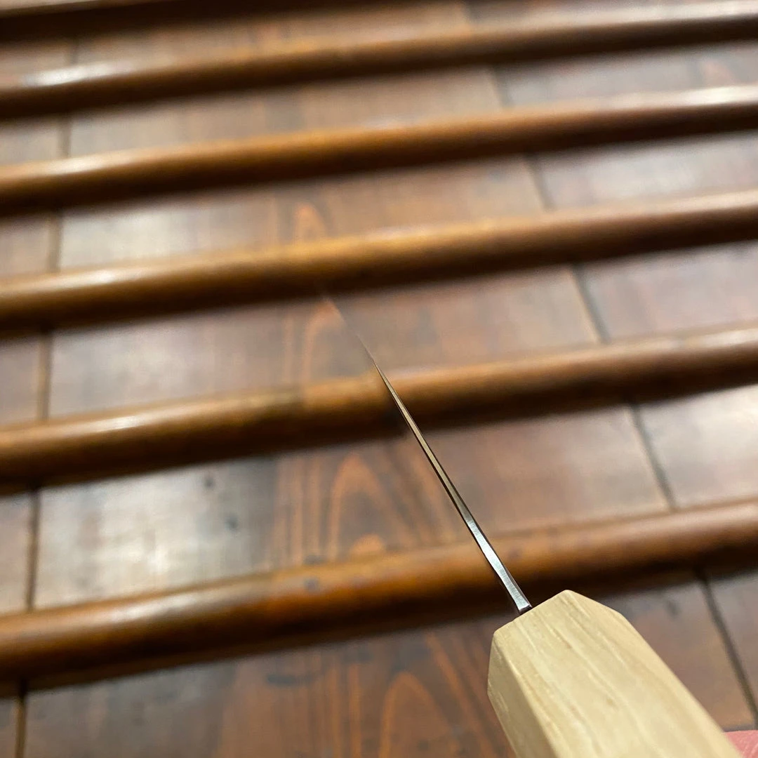 New ❤️ Konosuke Sanjo GS+ 210mm Gyuto SLD / Khii Chestnut W Saya 🧨 6 Konosuke Sanjo GS+ 210mm Gyuto SLD / Khii Chestnut W Saya