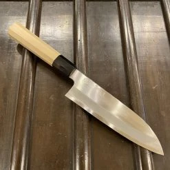 Hitohira Kikuchiyo Ren 180mm Santoku Shirogami #2