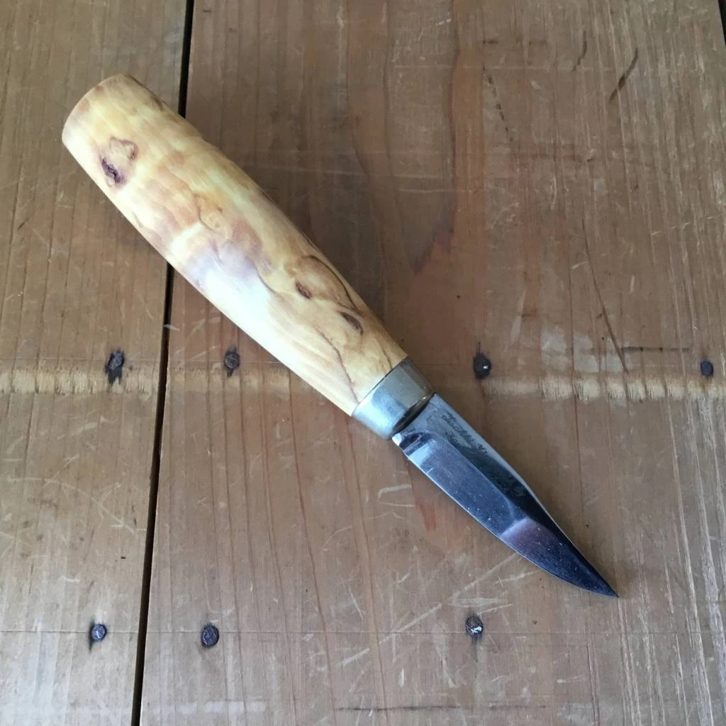 Buy โค๏ธ Iisakki Jarvenpaa 'Askarespuukko' 60mm Carbon Steel Puukko ๐งจ 3 Iisakki Jarvenpaa 'Askarespuukko' 60mm Carbon Steel Puukko