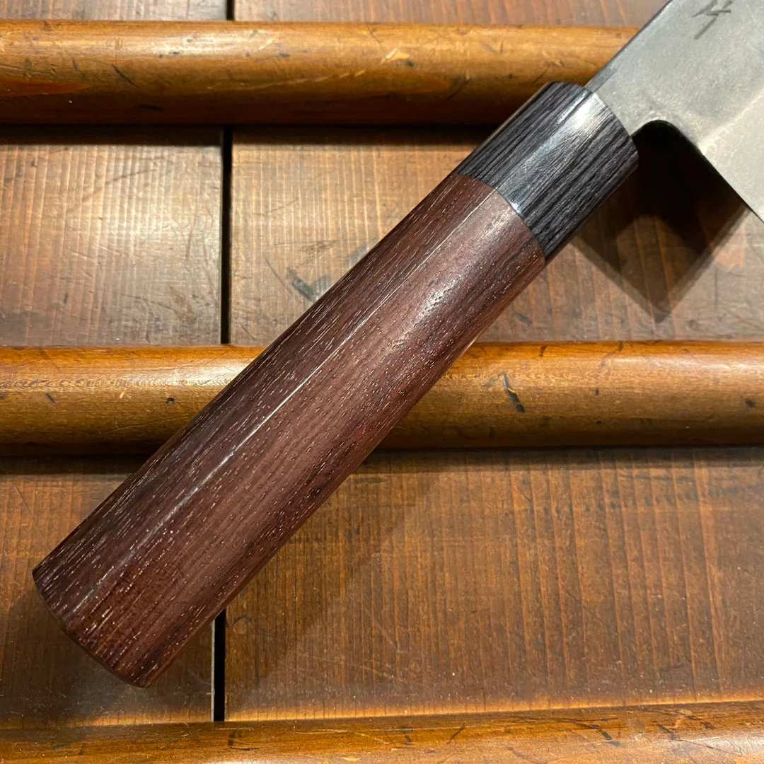 Budget ๐ Hitohira MS 165mm Santoku Iron Clad Aogami #2 Kurouchi Rosewood ๐คฉ 8 Hitohira MS 165mm Santoku Iron Clad Aogami #2 Kurouchi Rosewood
