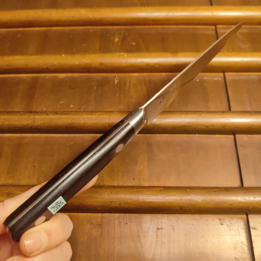 Best reviews of 👏 Hitohira Morihei Hisamoto Hagane 120mm Petty Carbon Steel Pakka Handle 🔔 7 Hitohira Morihei Hisamoto Hagane 120mm Petty Carbon Steel Pakka Handle