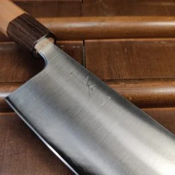 Hitohira Futana SB 165mm Nakiri Aogami Super Migaki Cherry Wood