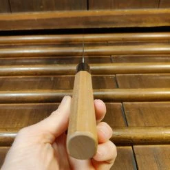 Hitohira Futana SB 165mm Nakiri Aogami Super Migaki Cherry Wood