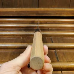 Best Pirce 😉 Hitohira Futana SB 170mm Santoku Aogami Super Migaki Cherry Wood 🌟 14 Hitohira Futana SB 170mm Santoku Aogami Super Migaki Cherry Wood