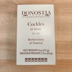 Donostia Foods Cockles In Brine (Berberechos Al Natural) - 4oz