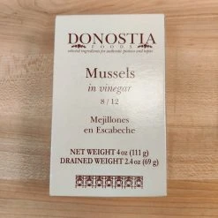 Donostia Foods Mussels In Vinegar (Mejillones En Escabeche) - 4oz
