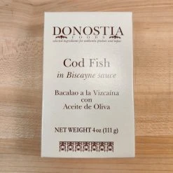 Donostia Foods Cod Fish In Biscayne Sauce (Bacalao A La VizcaΓna) - 4oz Pantry