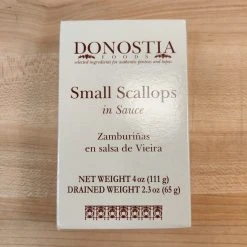 Donostia Foods Small Scallops In Sauce (Zamburinas En Salsa De Vieira) - 4oz Pantry