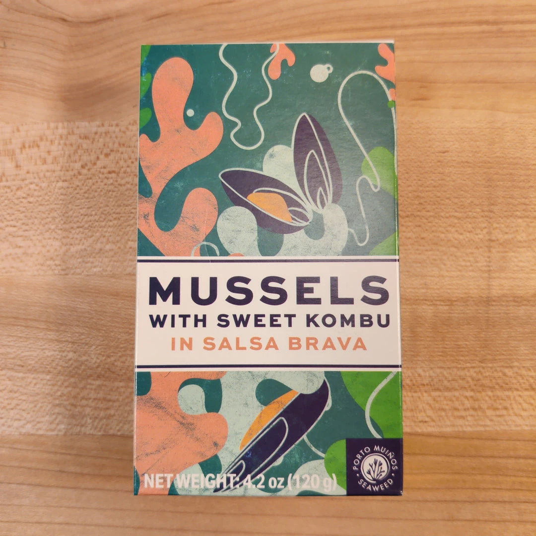 Buy 🛒 Porto-Muinos Seaweed Porto Muinos Seaweed Mussels With Sweet Kombu - 4.2oz Pantry 🥰 3 Porto-Muinos Seaweed Porto Muinos Seaweed Mussels With Sweet Kombu - 4.2oz Pantry