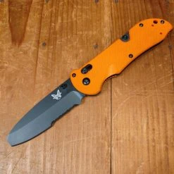 Benchmade Knives Benchmade 916SBK Triage - Serrated - Blunt Tip - Orange