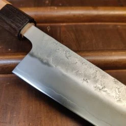 Hitohira Futana S3 180mm Gyuto Ginsanko Nashiji Cherry Wood