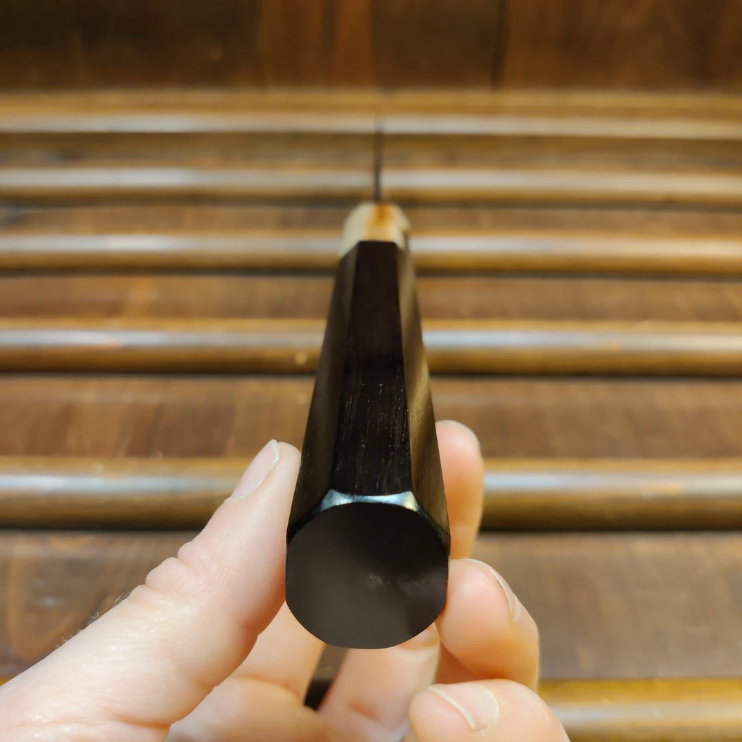 Discount ✔️ Hitohira Kikuchiyo Yohei 210mm Gyuto Ginsako Kasumi Ebony ✨ 6 Hitohira Kikuchiyo Yohei 210mm Gyuto Ginsako Kasumi Ebony