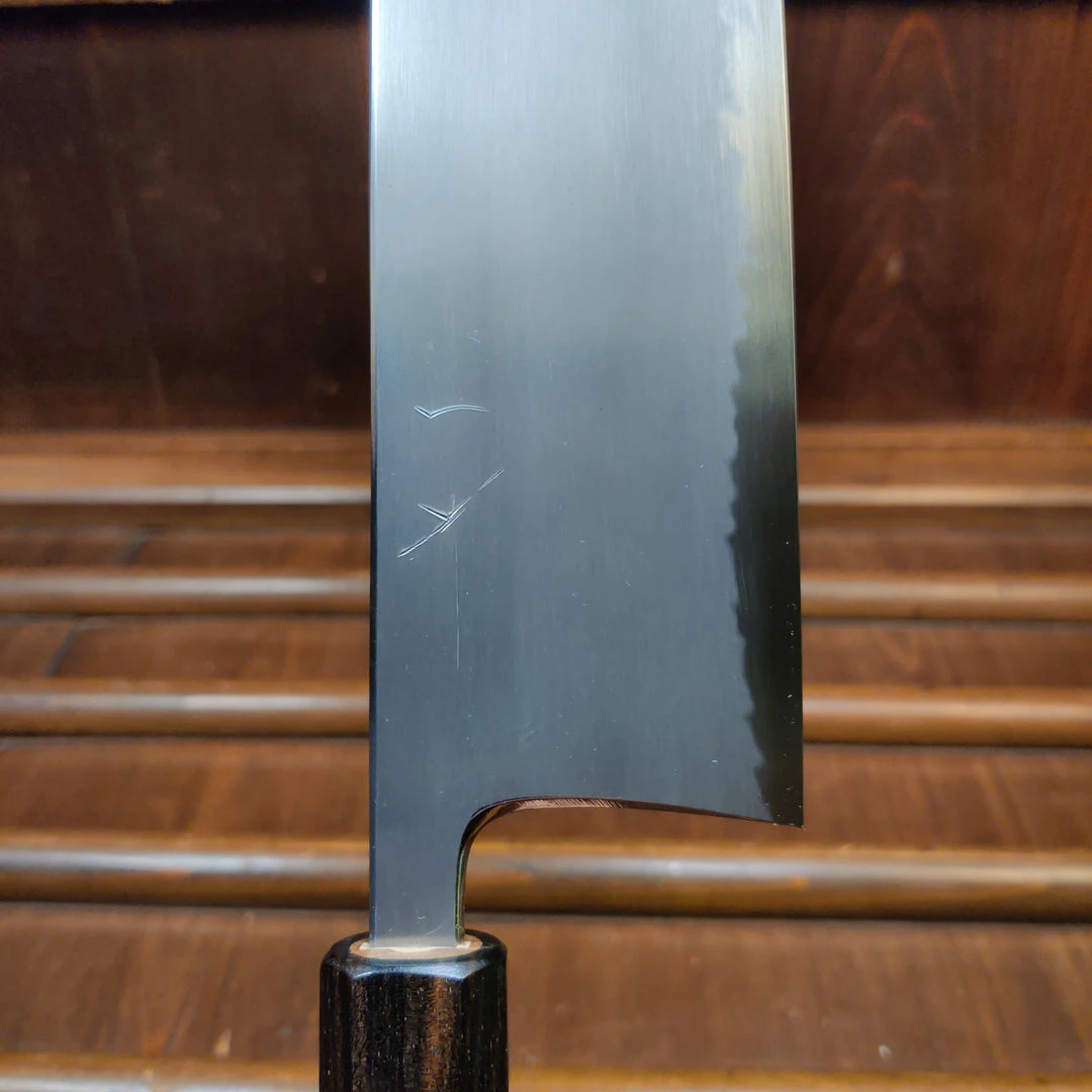 Brand new ๐ฅฐ Hitohira Gorobei Rikichi 165mm Nakiri Shirogami 2 Kasumi Ho Wood ๐ 6 Hitohira Gorobei Rikichi 165mm Nakiri Shirogami 2 Kasumi Ho Wood