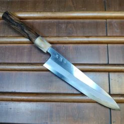 Hitohira Tanaka Kyuzo 210mm Gyuto Stainless Clad Aogami 1 Ziricote Handle