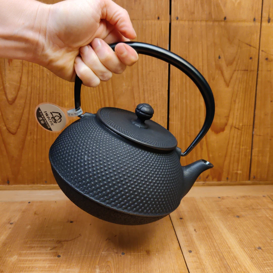 Hot Sale 🥰 Miya Cast Iron Teapot - Black Hobnail 44oz 🥰 7 Miya Cast Iron Teapot - Black Hobnail 44oz