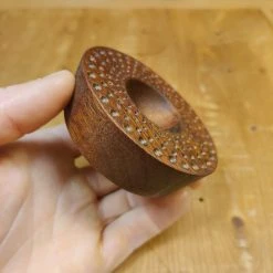 44HandMadeTurkey/Duxud Business Kitchen Tools Hand-carved Single Round Ravioli Mold