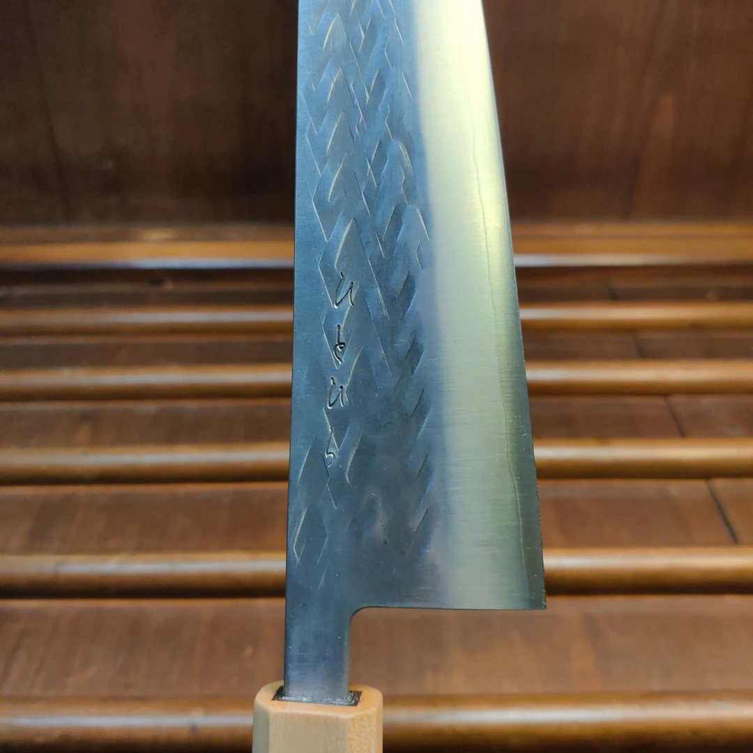 Discount ⭐ Hitohira TD 170mm Bunka SLD Tsuchime Walnut Handle 🤩 12 Hitohira TD 170mm Bunka SLD Tsuchime Walnut Handle