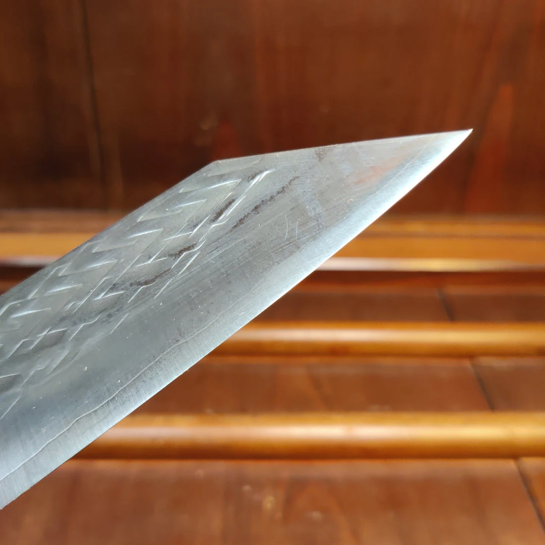 Discount ⭐ Hitohira TD 170mm Bunka SLD Tsuchime Walnut Handle 🤩 6 Hitohira TD 170mm Bunka SLD Tsuchime Walnut Handle