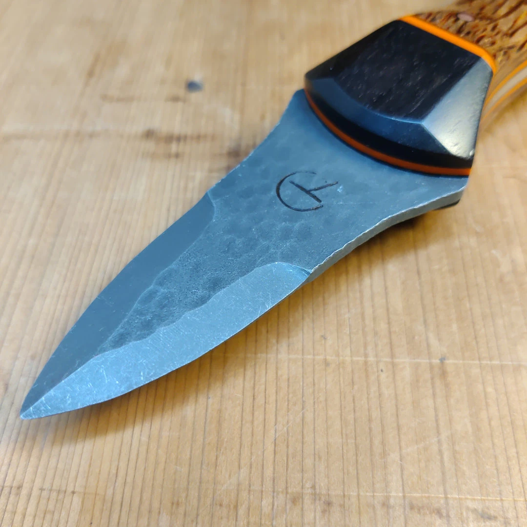 Wholesale ๐งจ Alma Knife Co. Carolina Shucker - Red Palm | Gabon Ebony | Black/Orange G10 Liners ๐ 5 Alma Knife Co. Carolina Shucker - Red Palm | Gabon Ebony | Black/Orange G10 Liners