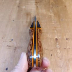 Wholesale ๐งจ Alma Knife Co. Carolina Shucker - Red Palm | Gabon Ebony | Black/Orange G10 Liners ๐ 11 Alma Knife Co. Carolina Shucker - Red Palm | Gabon Ebony | Black/Orange G10 Liners