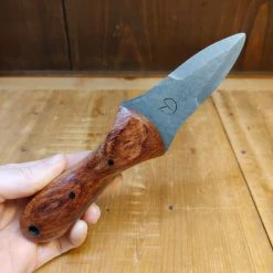 Alma Knife Co. Carolina Shucker - Black Bubinga | Blue G10 Liners