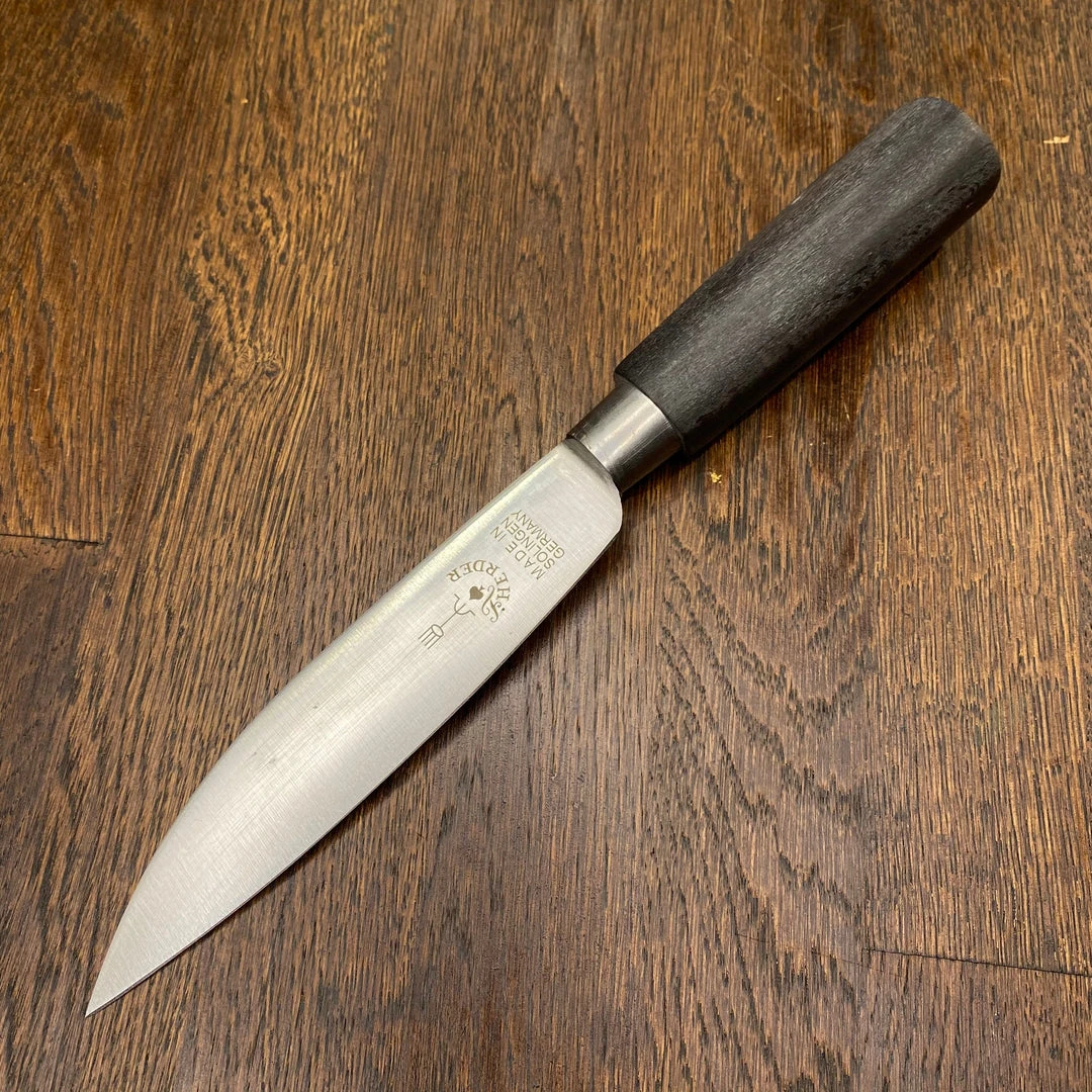 Promo 🥰 Friedr. Herder Friedr Herder 5.5” Old Farmer’s Knife Carbon Steel Black Beech 🥰 3 Friedr. Herder Friedr Herder 5.5” Old Farmer’s Knife Carbon Steel Black Beech