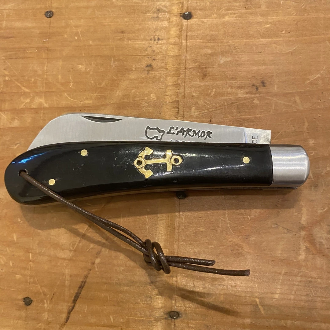 Coupon ๐ Au Sabot 11.5cm Armor / London Sailor's Pocket Knife Horn W Brass Anchor ๐ 4 Au Sabot 11.5cm Armor / London Sailor's Pocket Knife Horn W Brass Anchor