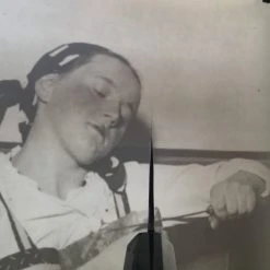 Sakai Kikumori 240mm Wa Gyuto - Shirogami 1 - Kurouchi