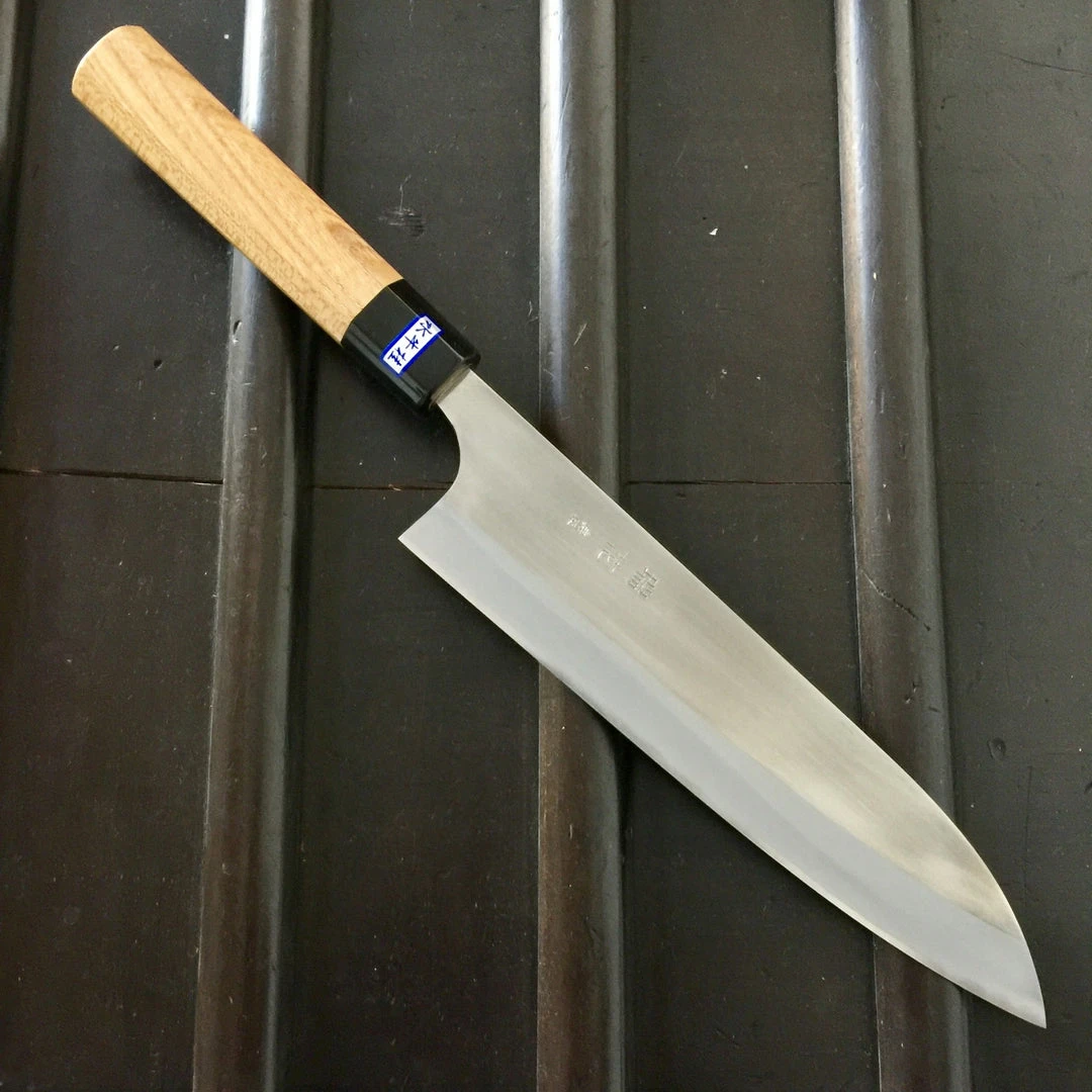 Budget ⌛ Nakajo Gihei 210mm Gyuto ZDP189 Keyaki Handle 🔥 3 Nakajo Gihei 210mm Gyuto ZDP189 Keyaki Handle