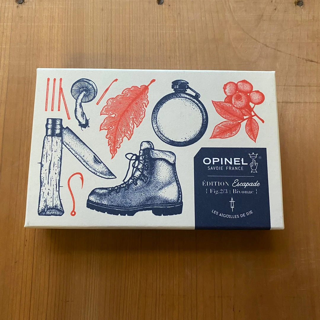 Brand new ✨ Opinel #8 Limited Edition Escapade - Bivouac 👏 6 Opinel #8 Limited Edition Escapade - Bivouac