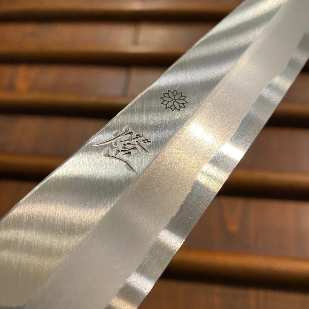 Buy 🤩 Sakai Kikumori Tomoshibi 240mm Yanagi Shirogami #2 🛒 9 Sakai Kikumori Tomoshibi 240mm Yanagi Shirogami #2
