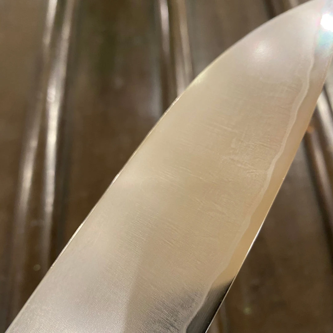 Outlet โ๏ธ Takada No Hamono 180mm Santoku - Suiboku Finish Aogami 2 Iron Clad - Pakka & Ebony - On Order ๐ฅฐ 5 Takada No Hamono 180mm Santoku - Suiboku Finish Aogami 2 Iron Clad - Pakka & Ebony - On Order