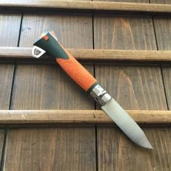 Opinel #12 'Explore' Survival Folding Knife - Green