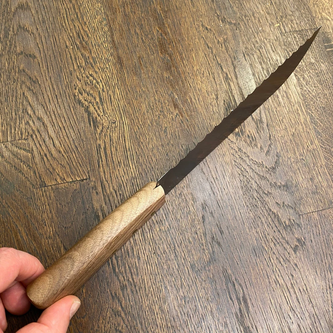 Cheapest ❤️ Friedr. Herder Friedr Herder 8” Serrated Boscher Knife Carbon Steel Walnut 😍 6 Friedr. Herder Friedr Herder 8” Serrated Boscher Knife Carbon Steel Walnut