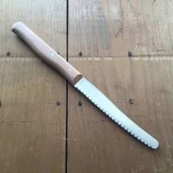 Robert Herder - Windmühlenmesser Windmühlenmesser 4" Tomato Knife Round Tip Stainless Copper Beech