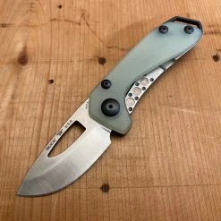 Buck Knives Buck 417 Budgie Frame Lock - Green Natural G10