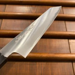 Buy ⌛ Waiting Room Sakai Kikumori Yugiri 150mm Kiritsuke Petty Stainless Clad Aogami 1 Ebony - On Order 🤩 12 Waiting Room Sakai Kikumori Yugiri 150mm Kiritsuke Petty Stainless Clad Aogami 1 Ebony - On Order