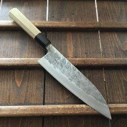 Sakai Kikumori 210mm Gyuto - Aogami 2 - Nashiji