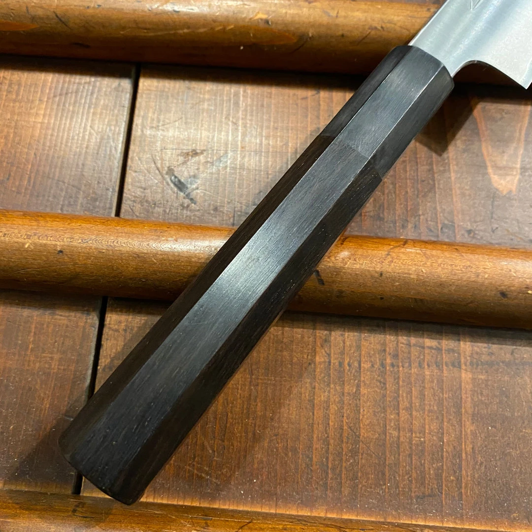 Buy ⌛ Waiting Room Sakai Kikumori Yugiri 150mm Kiritsuke Petty Stainless Clad Aogami 1 Ebony - On Order 🤩 9 Waiting Room Sakai Kikumori Yugiri 150mm Kiritsuke Petty Stainless Clad Aogami 1 Ebony - On Order