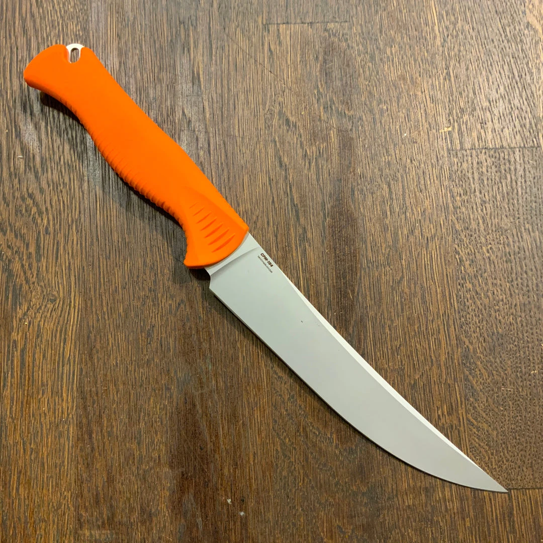 Best Sale ⌛ Benchmade Knives Benchmade 15500 Meatcrafter - Fixed Blade - Orange ✨ 4 Benchmade Knives Benchmade 15500 Meatcrafter - Fixed Blade - Orange