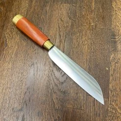 Friedr. Herder Friedr Herder 6” Old Netherlands Knife ‘Boscher’ Carbon Steel Cherry Brass W Loop
