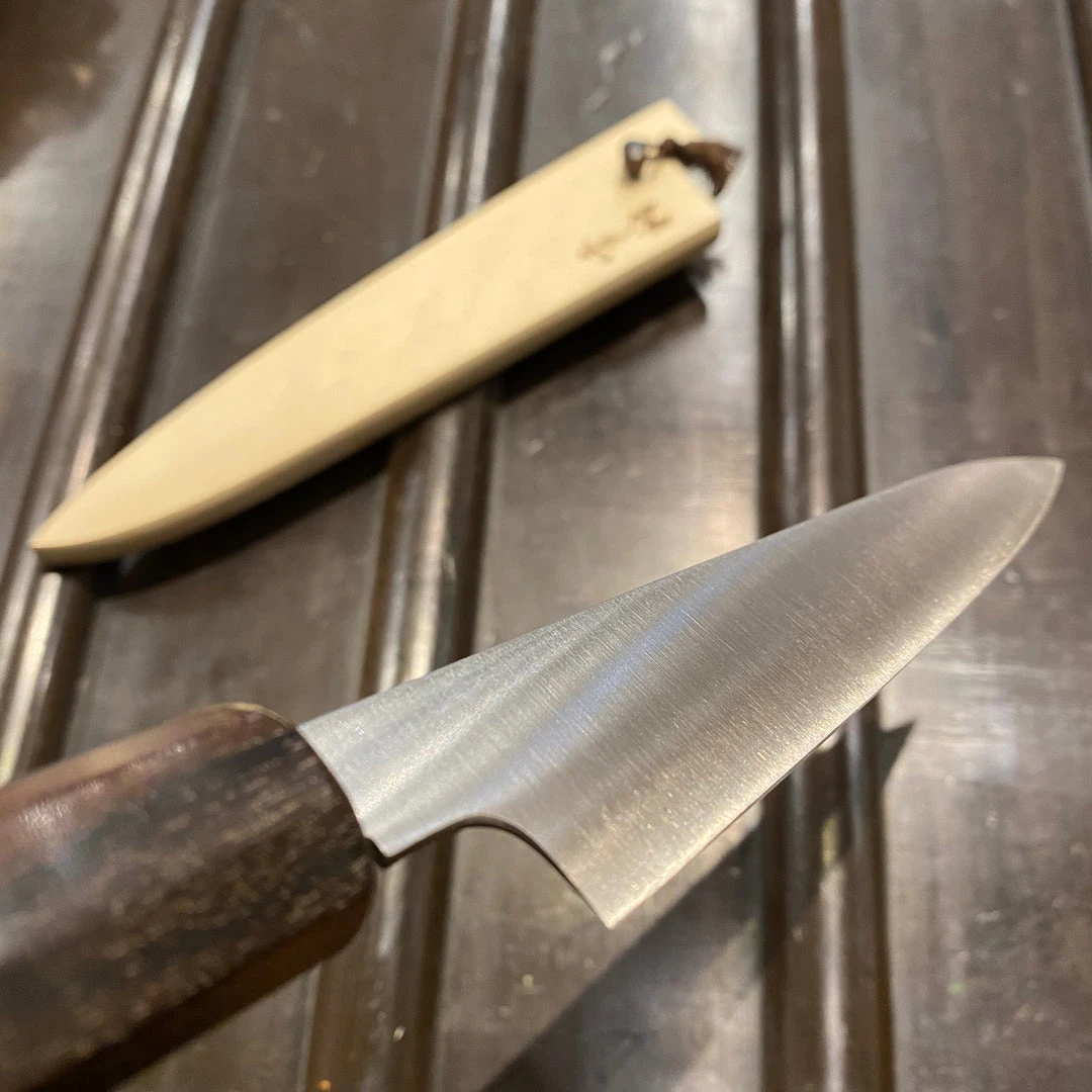 Outlet ✔️ Konosuke Sakai 'HD2' 150mm Wa Petty Oct Ho W Ebony Ferrule W/ Saya - On Order Waiting Room 👏 4 Konosuke Sakai 'HD2' 150mm Wa Petty Oct Ho W Ebony Ferrule W/ Saya - On Order Waiting Room