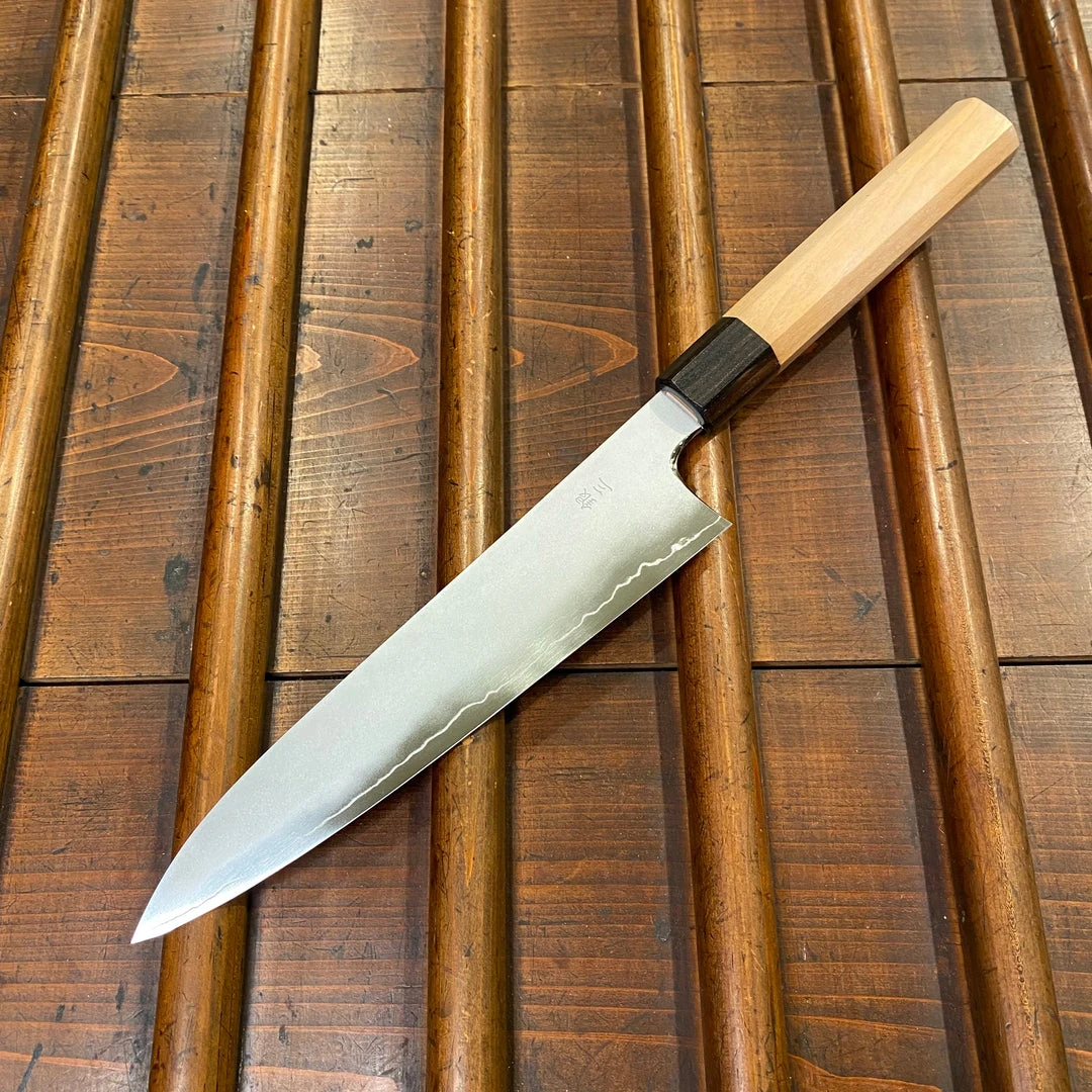 Hot Sale ๐งจ Hitohira Kikuchiyo Yohei 210mm Gyuto Ginsanko Kasumi Cherry - On Order ๐ 4 Hitohira Kikuchiyo Yohei 210mm Gyuto Ginsanko Kasumi Cherry - On Order