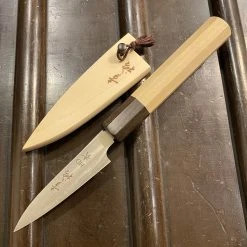 Konosuke Sakai βHD2β 90mm Wa Petty Oct Ho W Ebony Ferrule W/ Saya - On Order Waiting Room