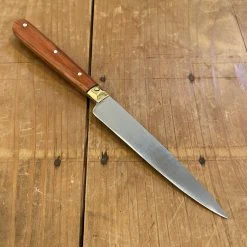 Au Sabot 4" Pointed Paring Stainless Camwood Brass Bolster