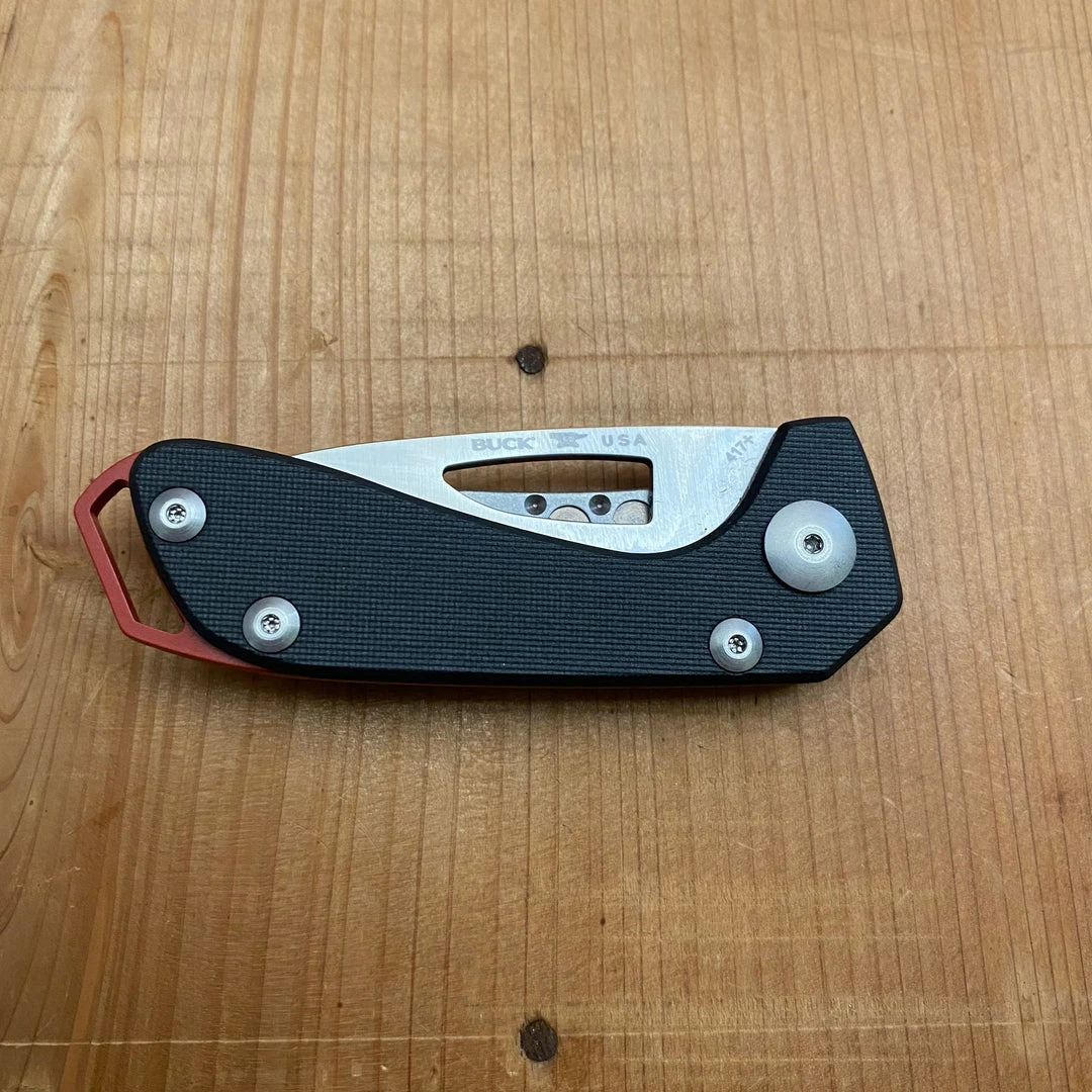 Flash Sale ❤️ Buck Knives Buck 417 Budgie Frame Lock - Black G10 😍 8 Buck Knives Buck 417 Budgie Frame Lock - Black G10