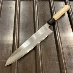 Cheap ๐ Hitohira Kikuchiyo Ren 240mm Gyuto Shirogami 2 ๐ 10 Hitohira Kikuchiyo Ren 240mm Gyuto Shirogami 2